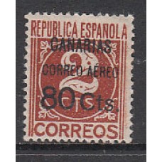 Canarias Correo 1937 Edifil 24 ** Mnh