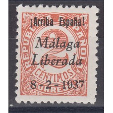 Locales Patrióticos Málaga 1937 Edifil 6 * Mh