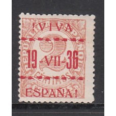 Locales Patrióticos Vitoria 1937 Edifil 3hcc * Mh  Tipo III