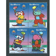 San Marino - Correo 2002 Yvert 1793/76 ** Mnh Olimpiadas Salt Lake City