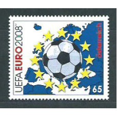 Austria - Correo 2008 Yvert 2542 ** Mnh Deportes fútbol