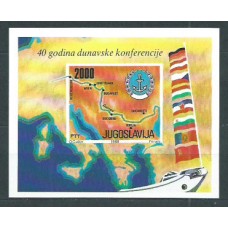 Yugoslavia - Hojas Yvert 32 ** Mnh Conferencia del Danubio