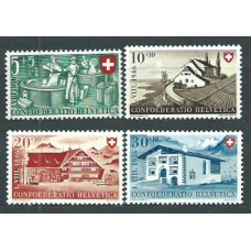 Suiza - Correo 1946 Yvert 428/31 ** Mnh