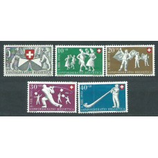 Suiza - Correo 1951 Yvert 507/11 * Mh