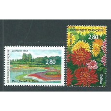 Francia - Correo 1994 Yvert 2909/10 ** Mnh  Flora