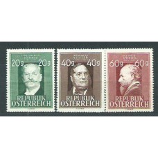 Austria - Correo 1948 Yvert 694/95 ** Mnh Personajes