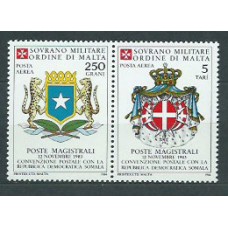 Malta - Orden Militar Aereo Yvert 5/6 ** Mnh Escudos