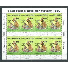 Maldives - Correo Yvert 892 Minipliego ** Mnh  Walt Disney