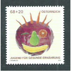 Austria - Correo 2015 Yvert 3044 ** Mnh Alimentacion saludable