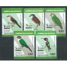 Ecuador - Correo 2015 Yvert 2618/22 ** Mnh Fauna. Aves