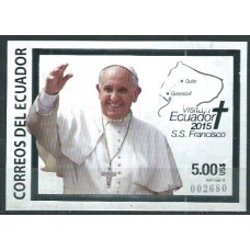 Ecuador - Hojas Yvert 173 ** Mnh Personaje. Papa Francisco