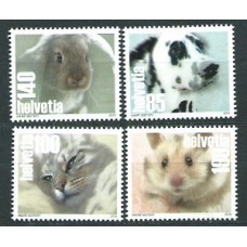 Suiza - Correo 2015 Yvert 2305/8 ** Mnh Fauna