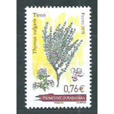 Andorra Francesa Correo 2015 Yvert 773 ** Mnh  Plantas