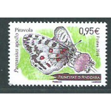 Andorra Francesa Correo 2015 Yvert 774 ** Mnh  Fauna