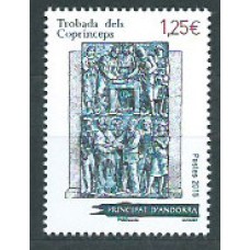 Andorra Francesa Correo 2015 Yvert 768 ** Mnh Coprincipes