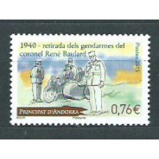 Andorra Francesa Correo 2015 Yvert 766 ** Germanderia