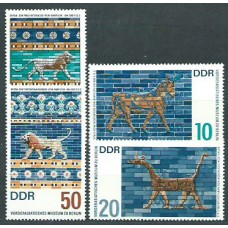 Alemania Oriental Correo 1966 Yvert 926/29 ** Mnh Arte