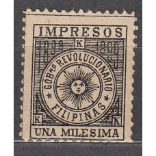 Filipinas Correo Insurrecto Edifil 1 * Mh