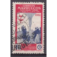 Marruecos Sueltos 1951 Edifil 337 usado