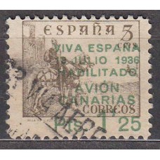 Canarias Correo 1937 Edifil 10 Usado