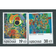 Feroe - Correo Yvert 786/87 ** Mnh Pinturas