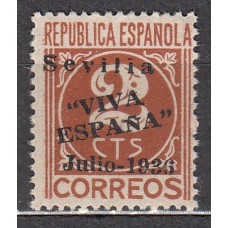 Locales Patrióticos Sevilla 1936 Edifil 19 ** Mnh