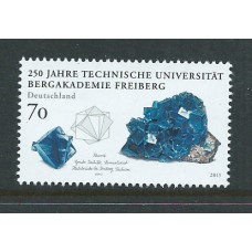 Alemania Federal Correo 2015 Yvert 2998 ** Mnh Minerales