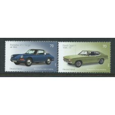 Alemania Federal Correo 2016 Yvert 3006/7 ** Mnh Coches