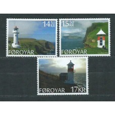 Feroe Correo Yvert 802/804 ** Mnh Faros