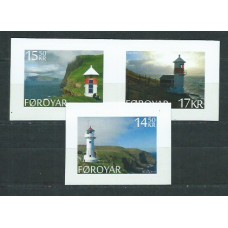 Feroe Correo Yvert 805/807 ** Mnh Faros