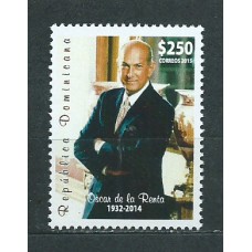 Dominicana Correo 2015 Yvert 1878 ** Mnh Oscar de la Renta