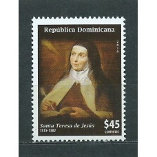 Dominicana Correo 2015 Yvert 1879 ** Mnh Santa Teresa de Jesús