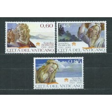 Vaticano - Correo 2010 Yvert 1516/18 ** Mnh Pinturas de Botticelli