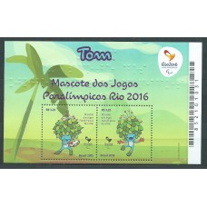 Brasil - Hojas 2015 Yvert 169 ** Mnh Mascota Paralimpica Tom