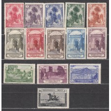 Marruecos Correo 1928 Edifil 105/118 * Mh