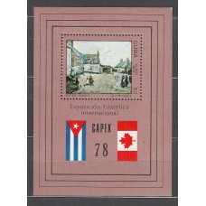 Cuba - Hojas 1978 Yvert 53 ** Mnh  Pinturas