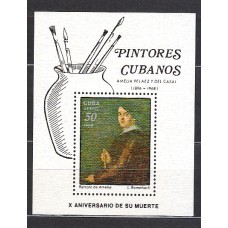 Cuba - Hojas 1978 Yvert 55 ** Mnh Pinturas