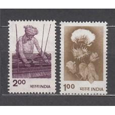 India - Correo Yvert 629/30 ** Mnh   Agricultura