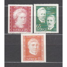 Suecia - Correo 1971 Yvert 713/5 ** Mnh Premios Nobel