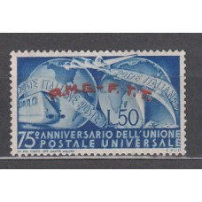 Trieste Zona A - Correo Yvert 38 ** Mnh Tren y barco