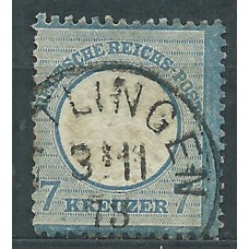 Alemania Imperio Correo 1872 Yvert 23 usado