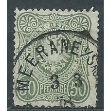 Alemania Imperio Correo 1875 Yvert 35A usado