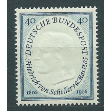 Alemania Federal Correo 1955 Yvert 86 * Mh Personaje