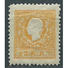 Austria - Correo 1858 Yvert 11 * Mh Pequeño defecto