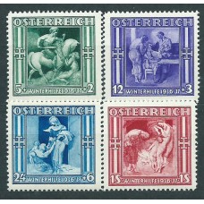 Austria - Correo 1936 Yvert 485/88 * Mh