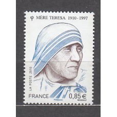 Francia - Correo 2010 Yvert 4455 ** Mnh   Madre Teresa