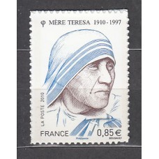 Francia - Autoadhesivos 2010 Yvert 468 ** Mnh  Madre Teresa