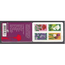 Francia - Autoadhesivos 2012 Yvert 662 Carnet ** Mnh   Flores