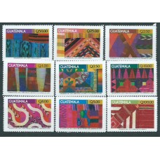 Guatemala - Correo Yvert 725/34 ** Mnh Textiles