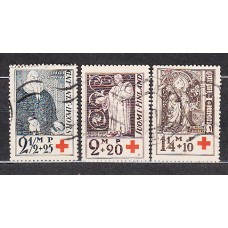 Finlandia - Correo 1933 Yvert 173/5 o Usado Cruz roja